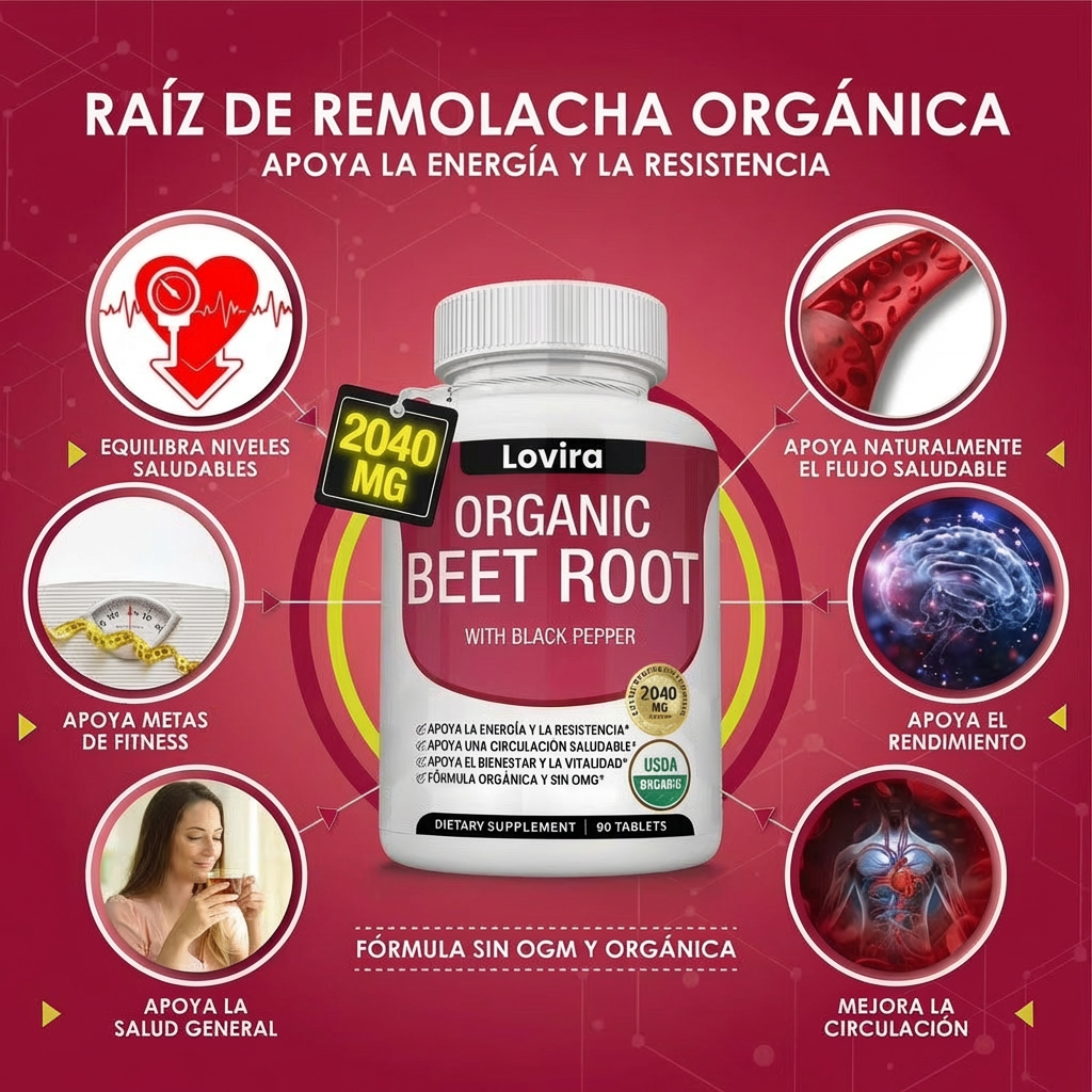 Cápsulas Raiz de Remolacha | Lovira®