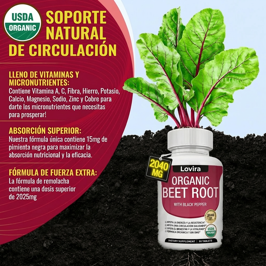 Cápsulas Raiz de Remolacha | Lovira®
